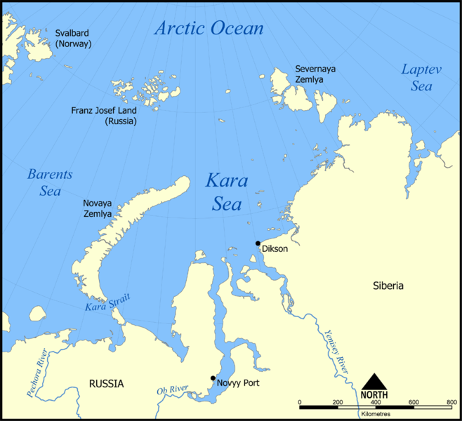 severnaya zemlya map. in Severnaya Zemlya. Map