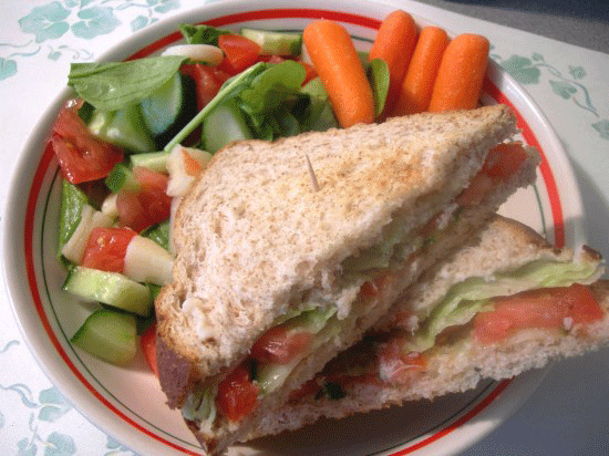 Baked Crabmeat Sandwich