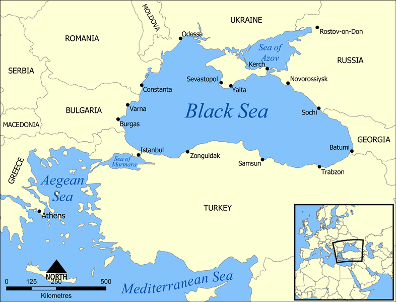 Black Sea A Sea In Atlantic Ocean